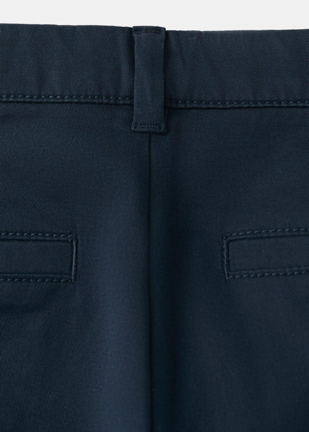 NAVY Chino trousers with turn-up hem, Kids Boy, Navy, large image number 3