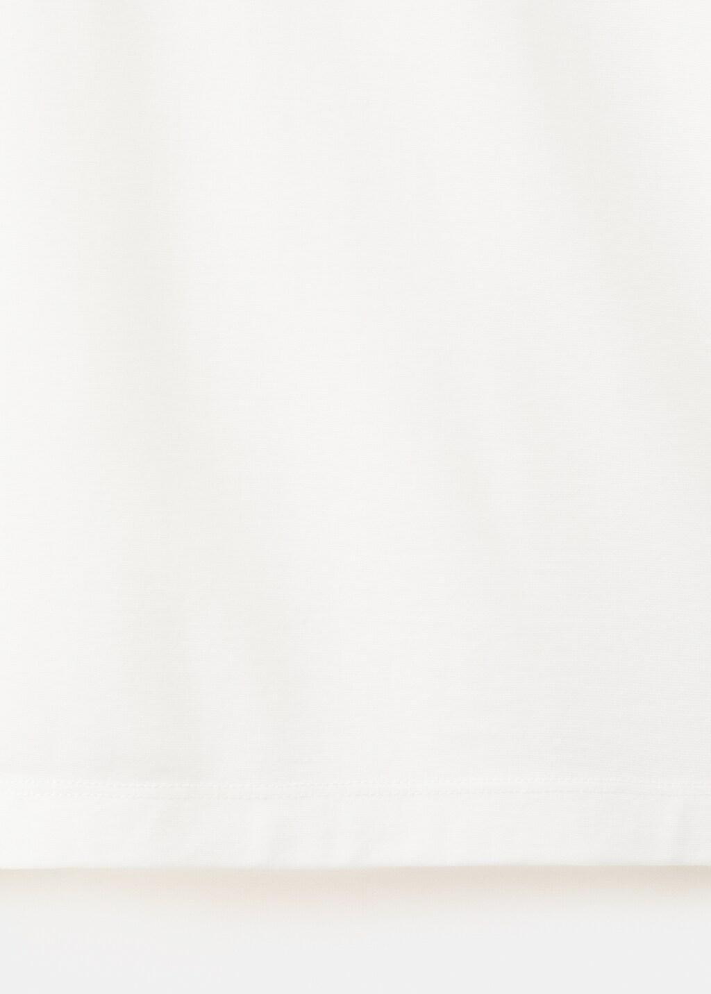 White Regular Fit Zip Polo, White, large image number 5