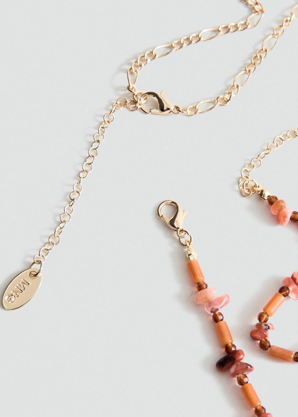 Gold Combined Necklaces, Set Of 2, Gold, large image number 1