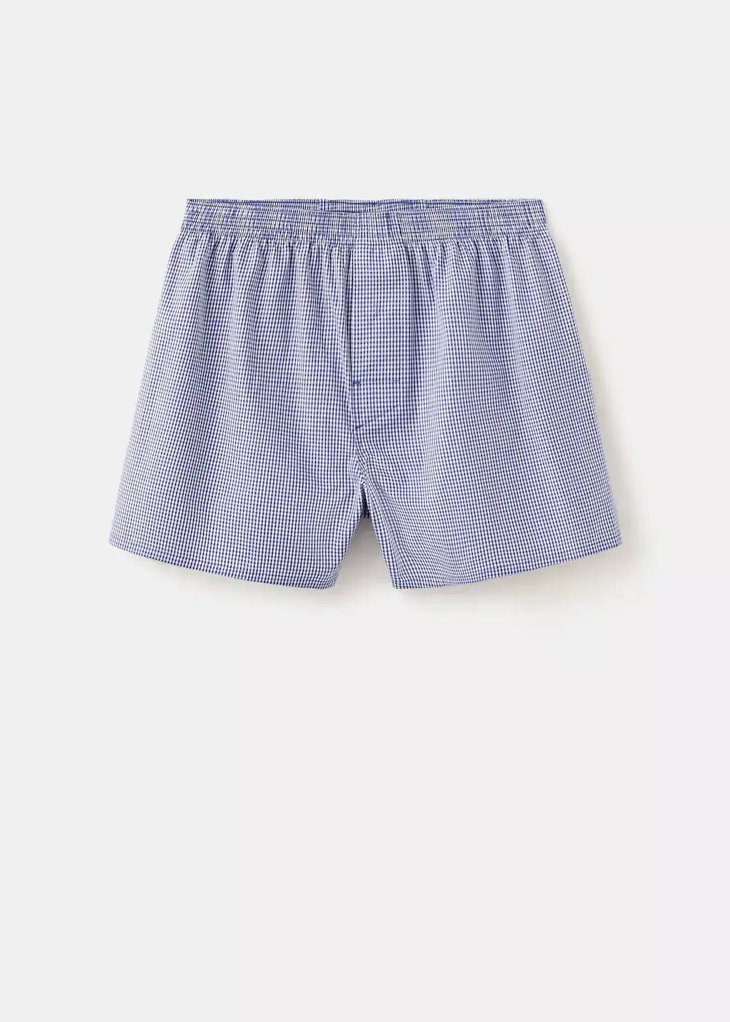 Blue Pack Of 2 Combined Undertrousers, Medium Blue, large image number 2