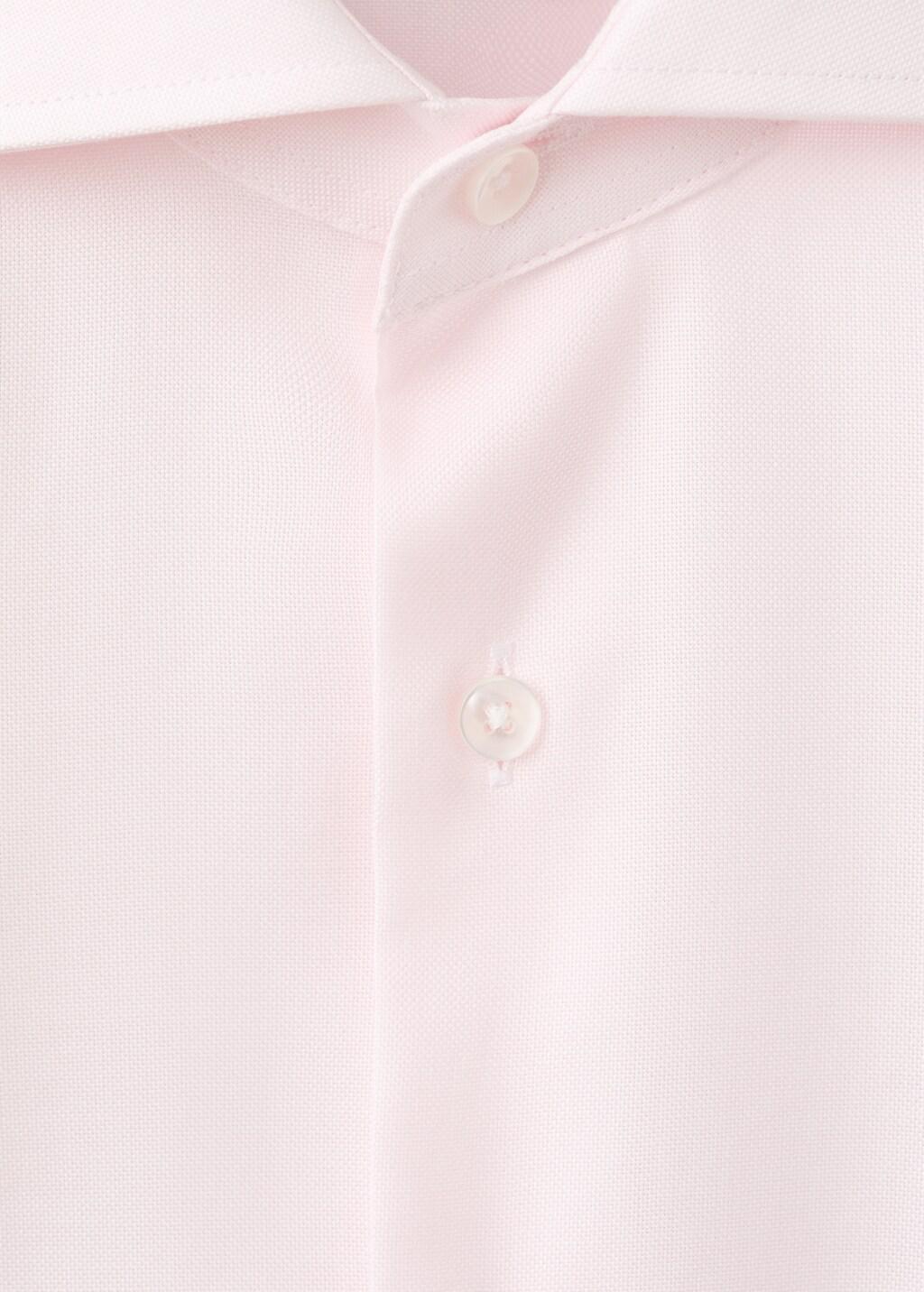 Pink Lt Pastel 100% Cotton Slim-Fit Suit Shirt, Light-Pastel Pink, large image number 1