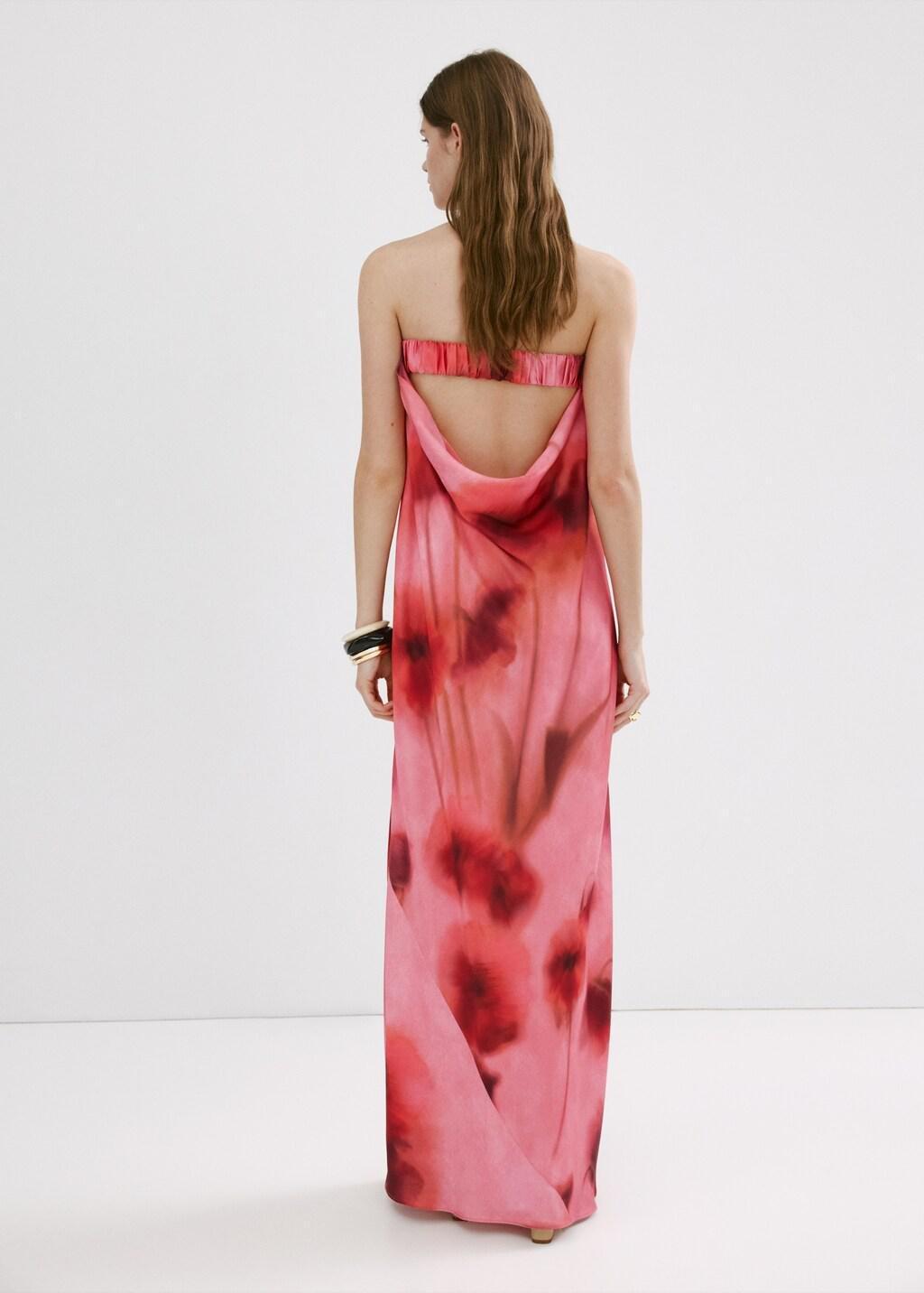 PINK Strapless floral dress, Light-Pastel Pink, large image number 2