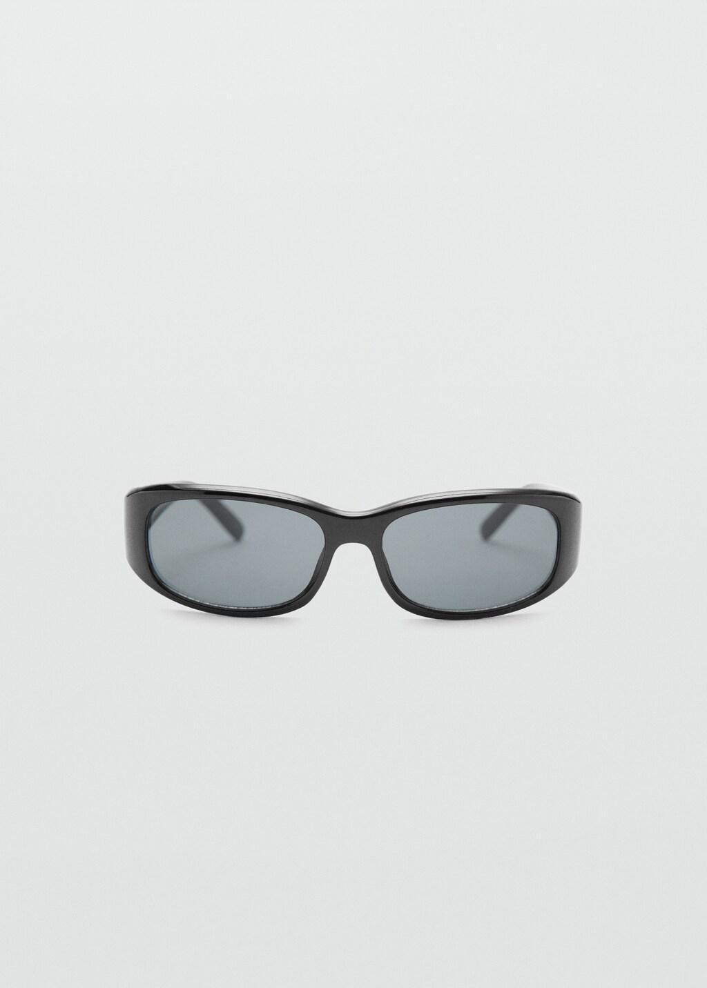 Black Resin Frame Sunglasses, Black, large image number 3