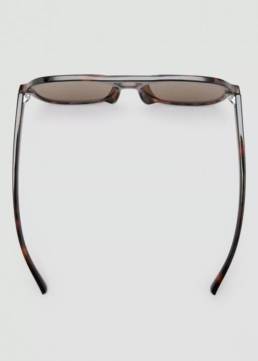 Brown Resin Frame Sunglasses, Dark Brown, medium