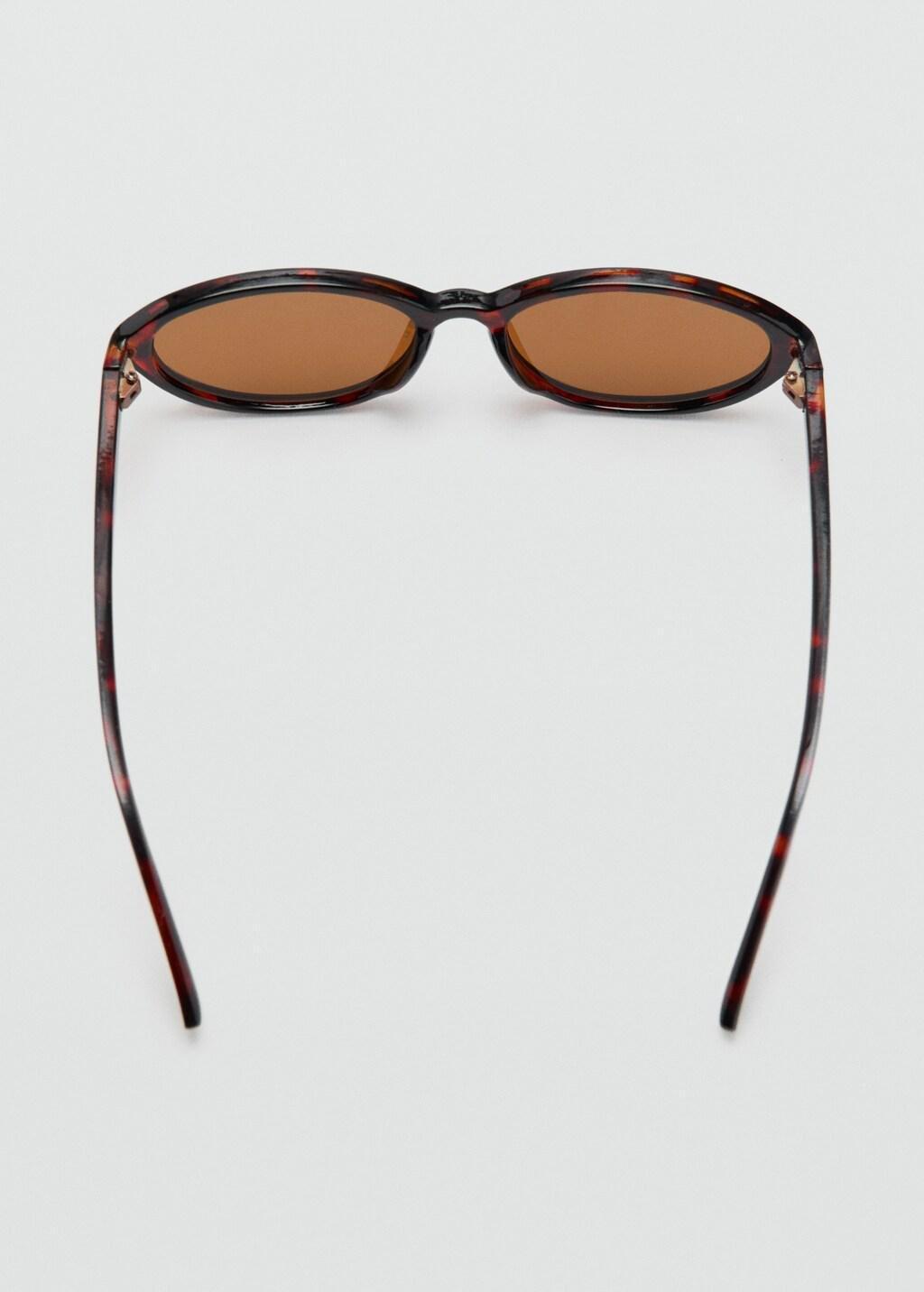 BROWN Resin frame sunglasses, Women, Dark Brown, large image number 1