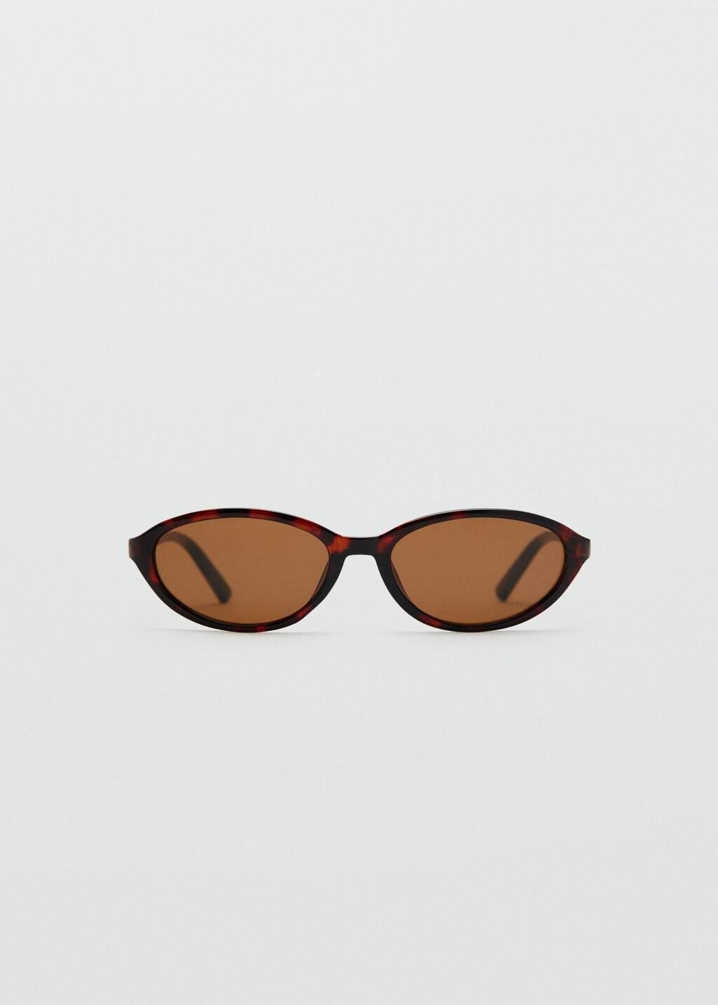 BROWN Resin frame sunglasses, Women, Dark Brown, large image number 3