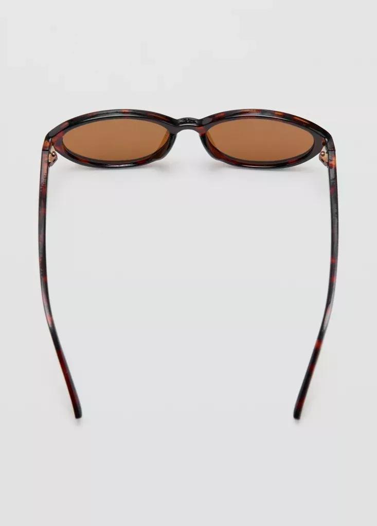 BROWN Resin frame sunglasses, Women, Dark Brown, large image number 6