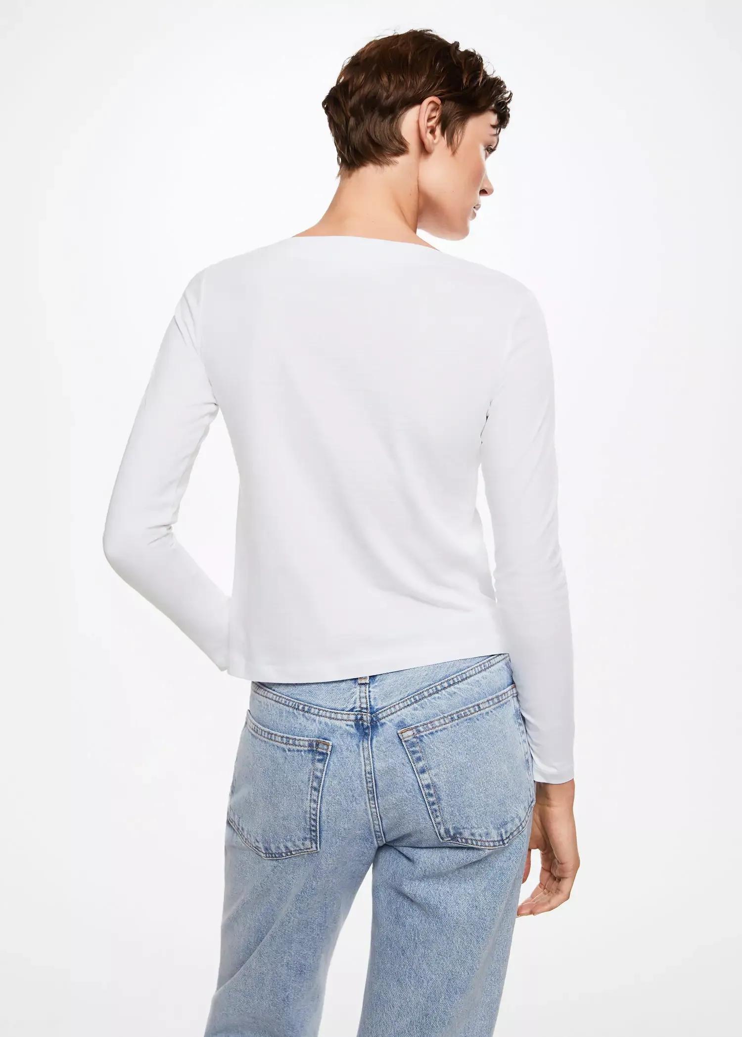 Essential cotton-blend T-shirt, , large image number 8