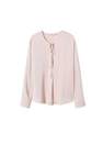 Mango - pink Lace flowy blouse