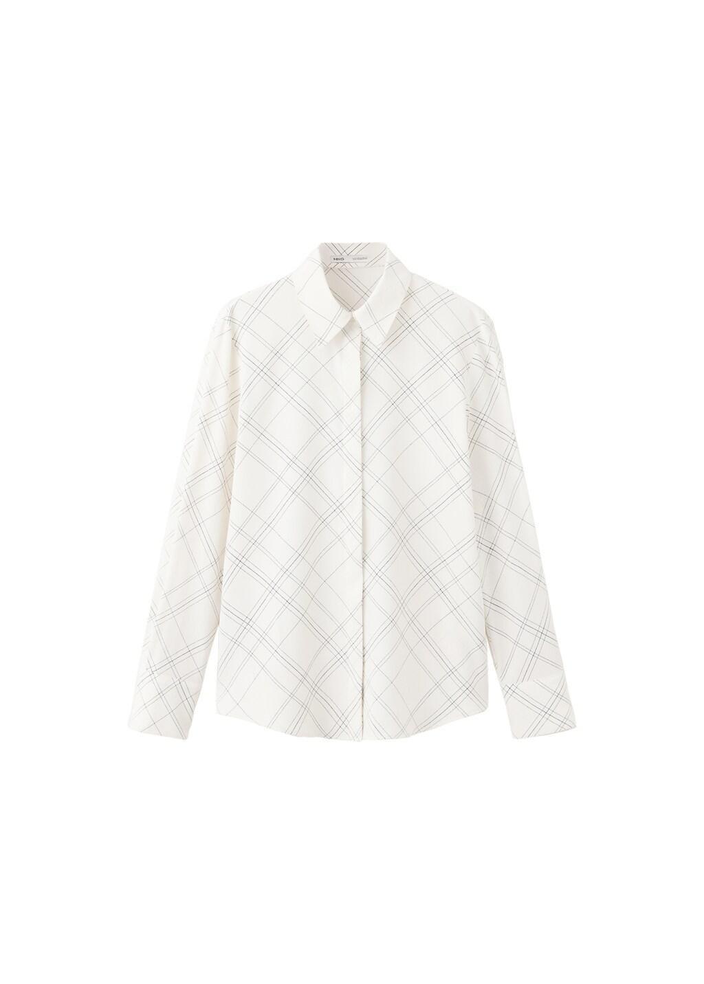 Beige Printed Straight Shirt, Light Beige, large image number 4