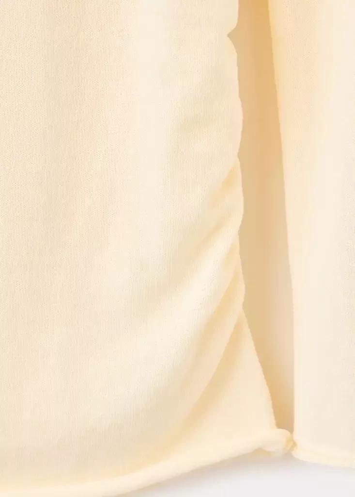 Cream Off-The-Shoulder Knitted Sweater, , large image number 6