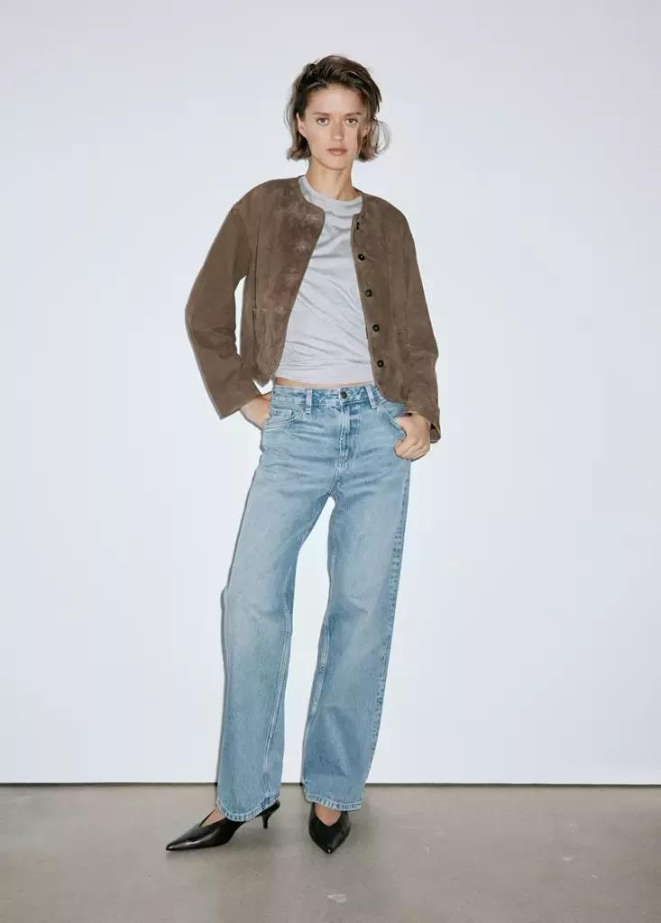 Blue Miami -Rise Straight-Fit Jeans, Open Blue, medium