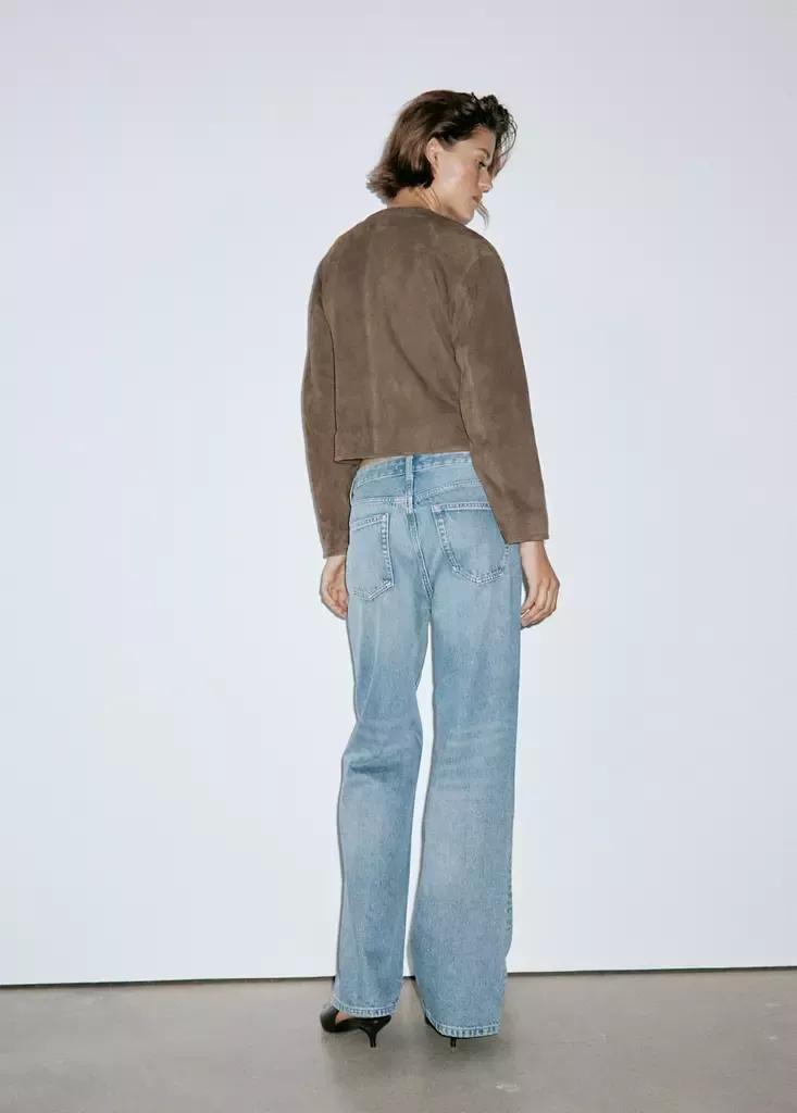 Blue Miami -Rise Straight-Fit Jeans, Open Blue, large image number 3