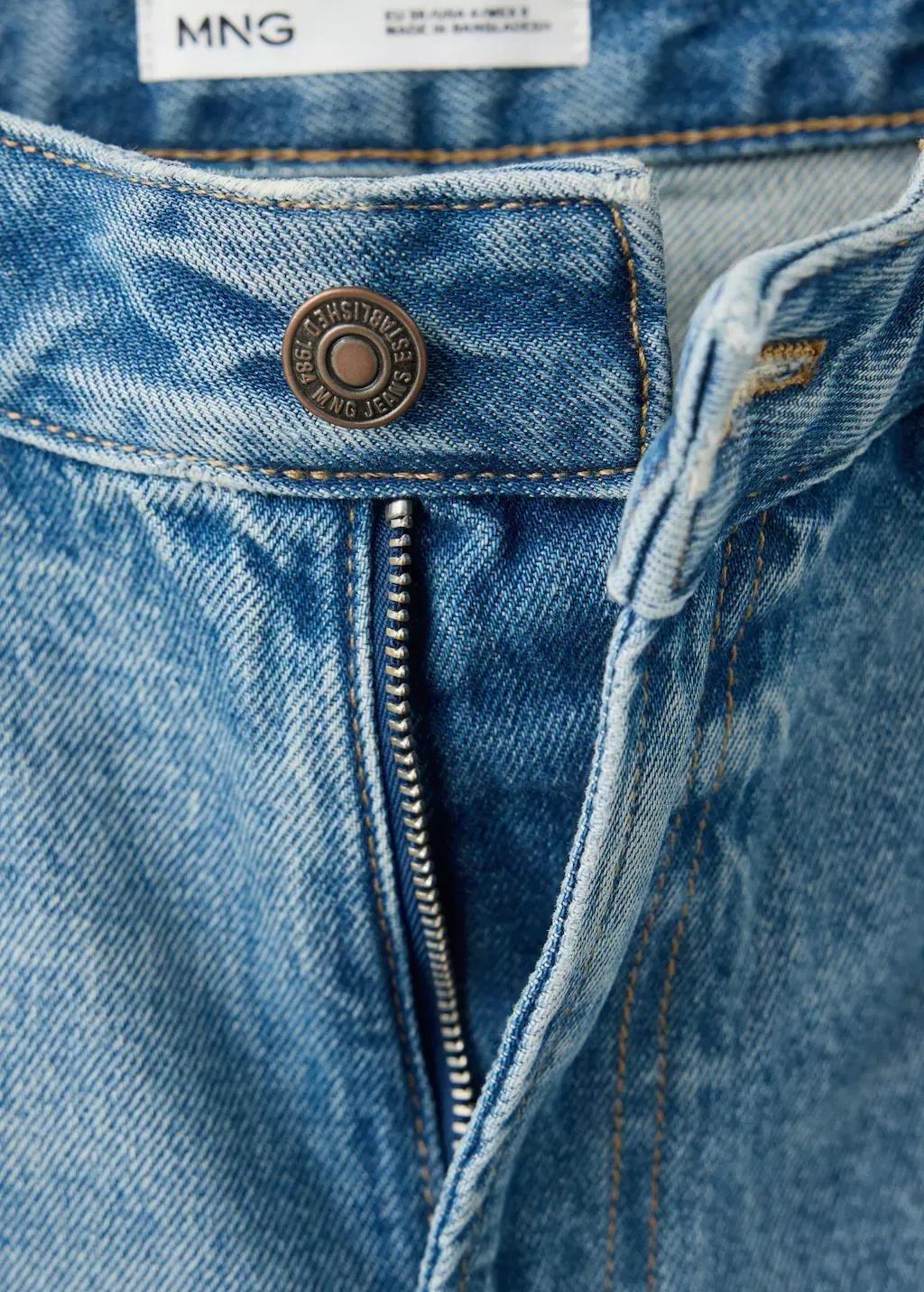 Blue Miami -Rise Straight-Fit Jeans, Open Blue, large image number 4