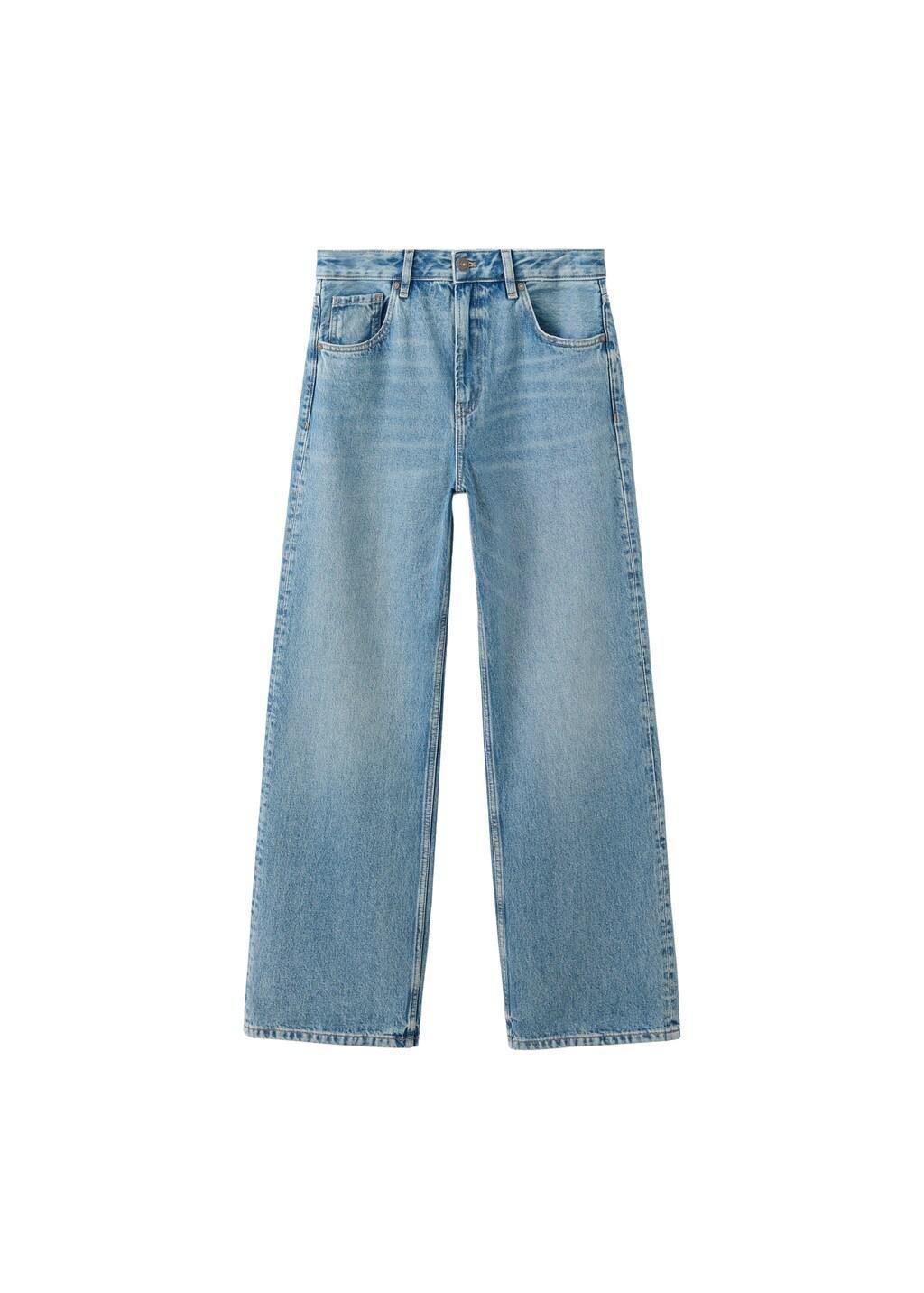 Blue Miami -Rise Straight-Fit Jeans, Open Blue, large image number 5