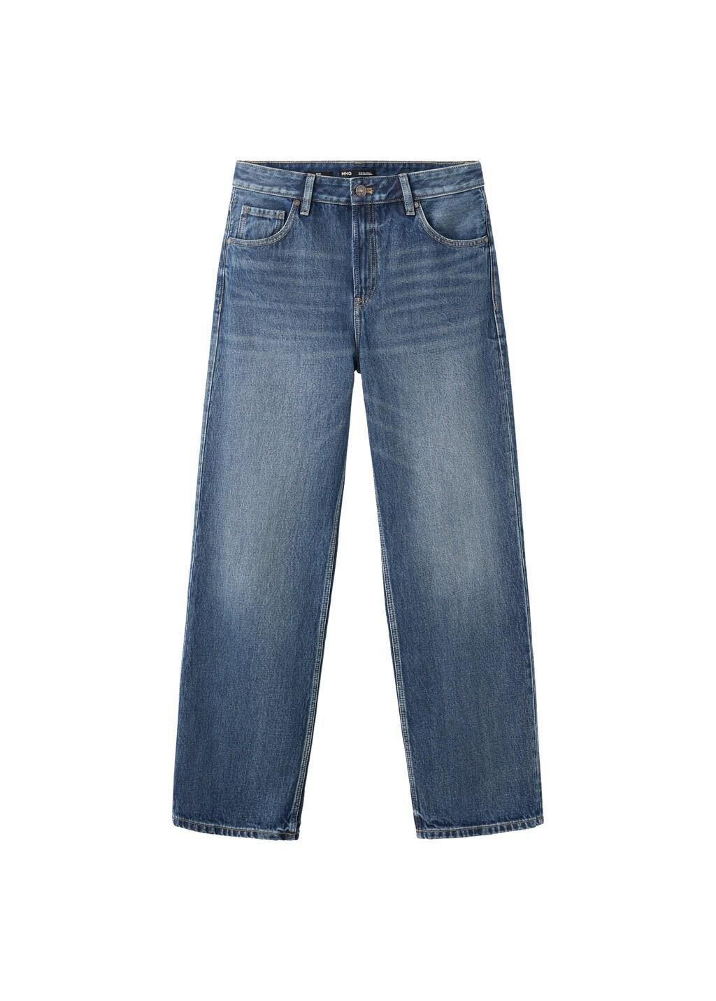 Blue Miami -Rise Straight-Fit Jeans, Open Blue, large image number 4