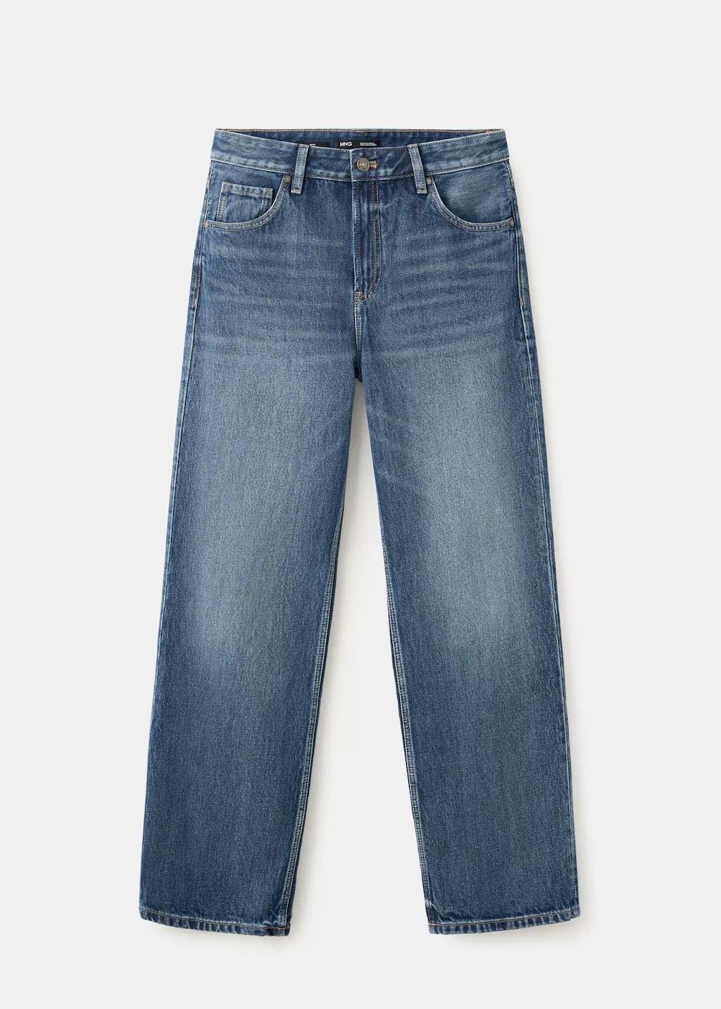 Blue Miami -Rise Straight-Fit Jeans, Open Blue, large image number 5