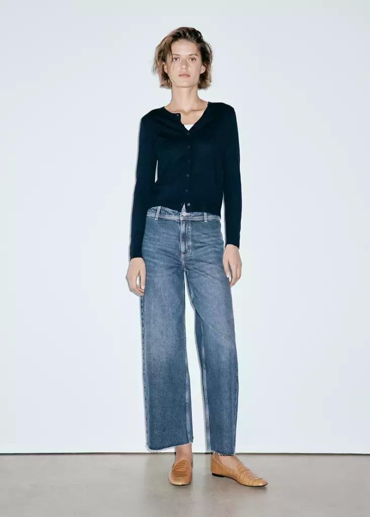 OPEN BLUE Catherin culotte high-rise jeans, Open Blue, large image number 0