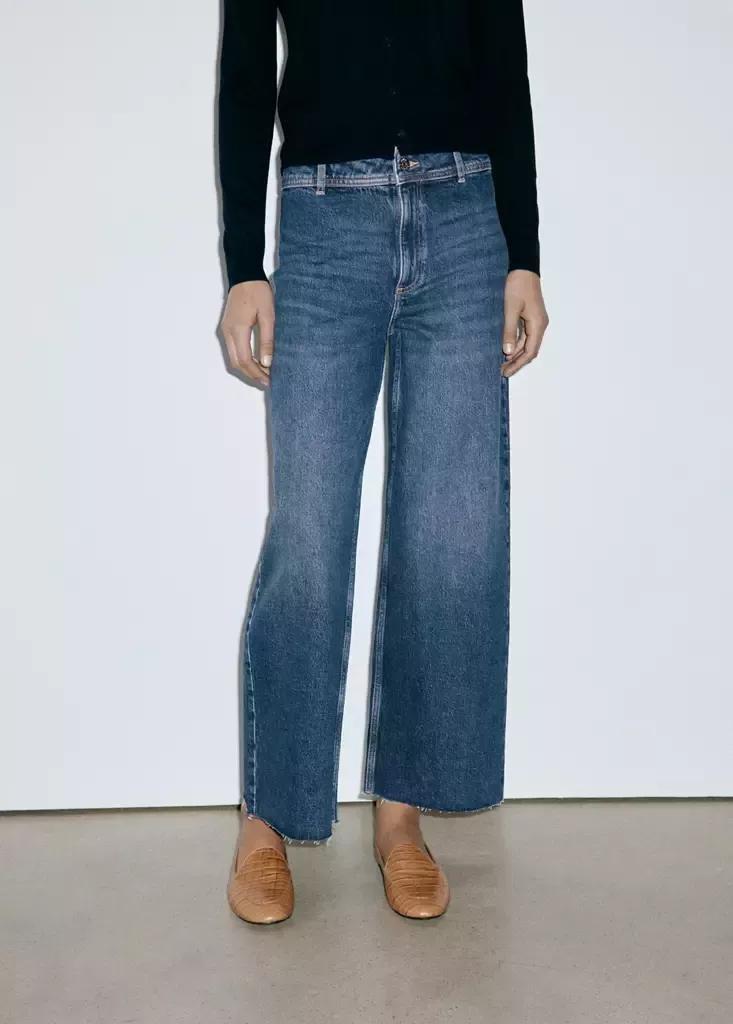 OPEN BLUE Catherin culotte high-rise jeans, Open Blue, large image number 1
