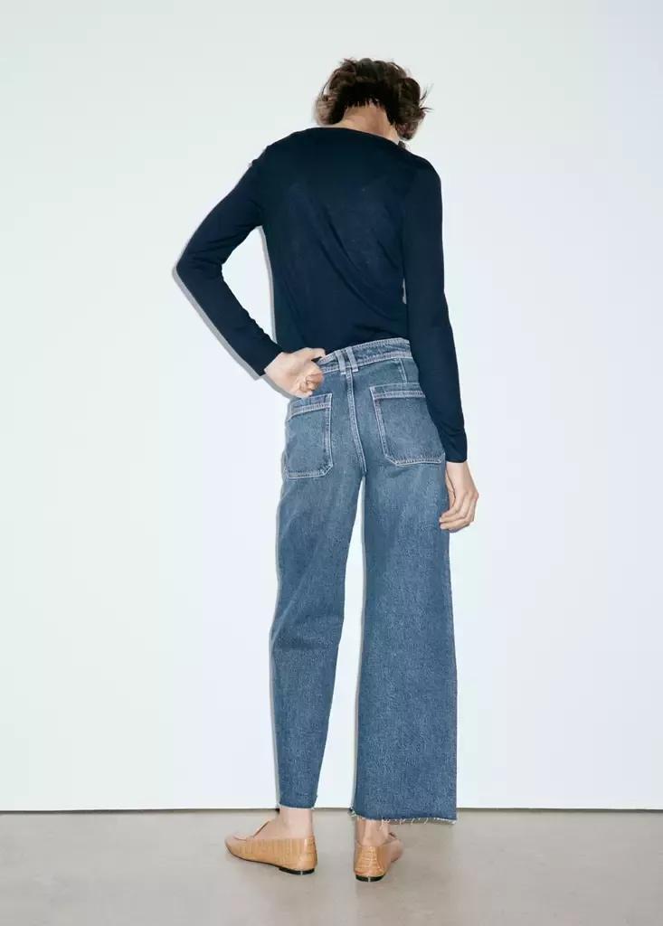 OPEN BLUE Catherin culotte high-rise jeans, Open Blue, large image number 2
