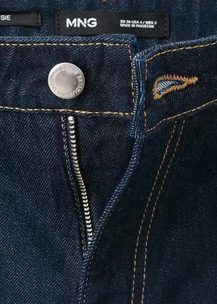 OPEN BLUE Wide-leg patch pocket jeans, Open Blue, large image number 5