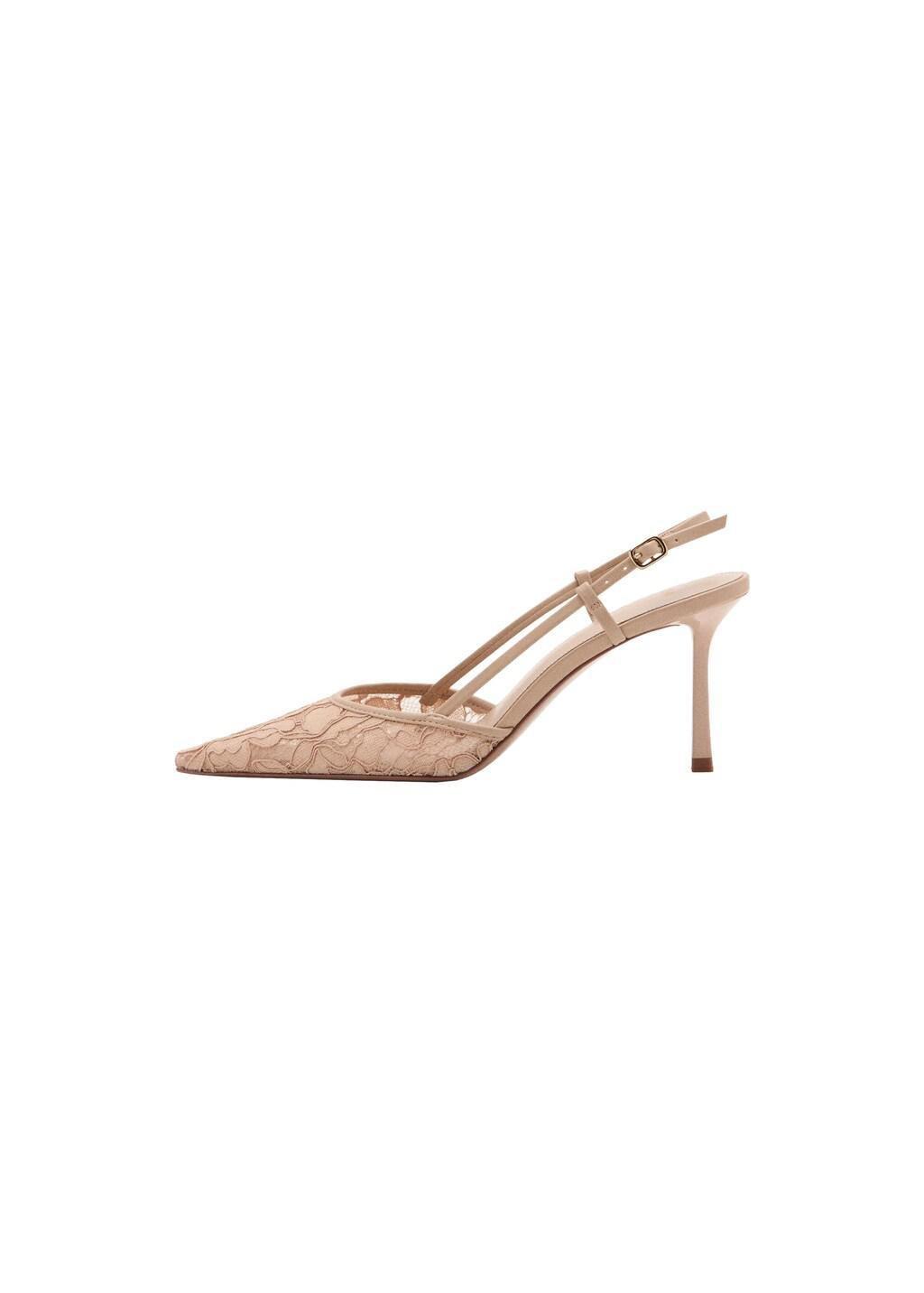 Beige Embroidered Pointed-Toe Shoe, Light-Pastel Pink, medium