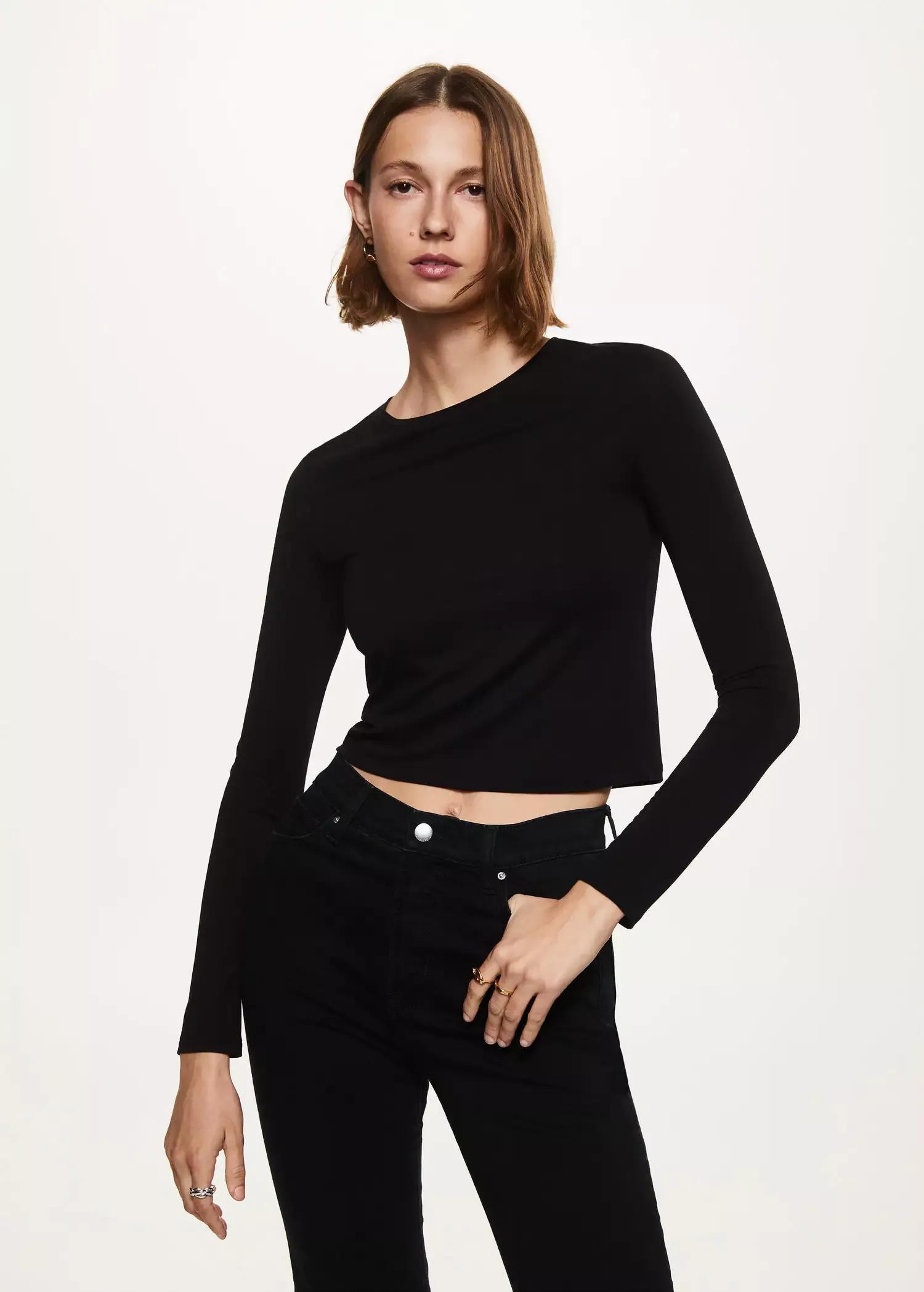 Grey High-Waist Bootcut Jeans, , large image number 0