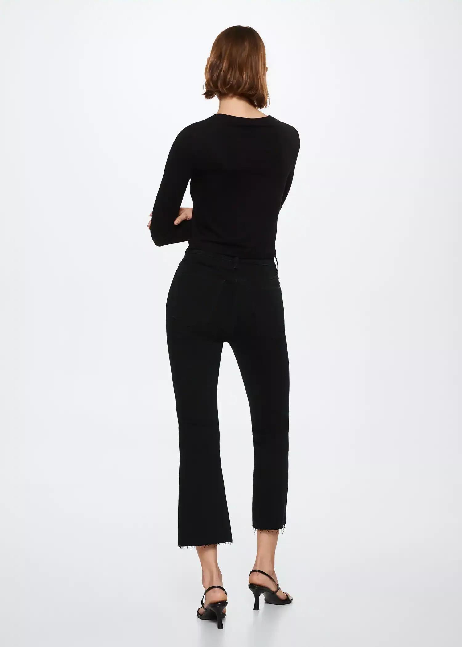 Grey High-Waist Bootcut Jeans, , large image number 3