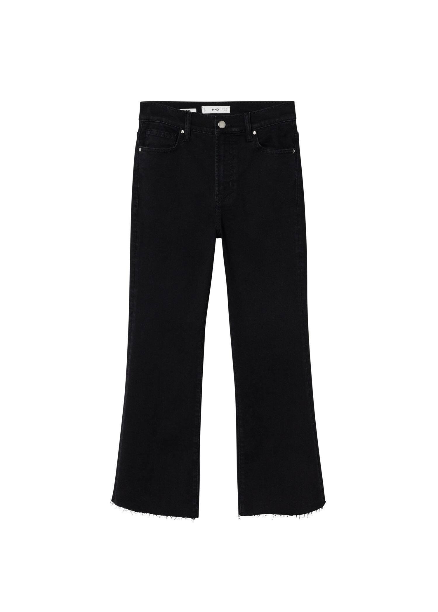 Grey High-Waist Bootcut Jeans, , large image number 6