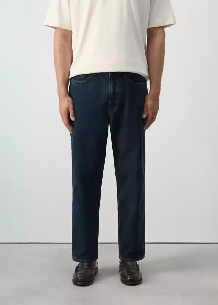 Blue Sammy Cropped Carrot Fit Jeans, , medium
