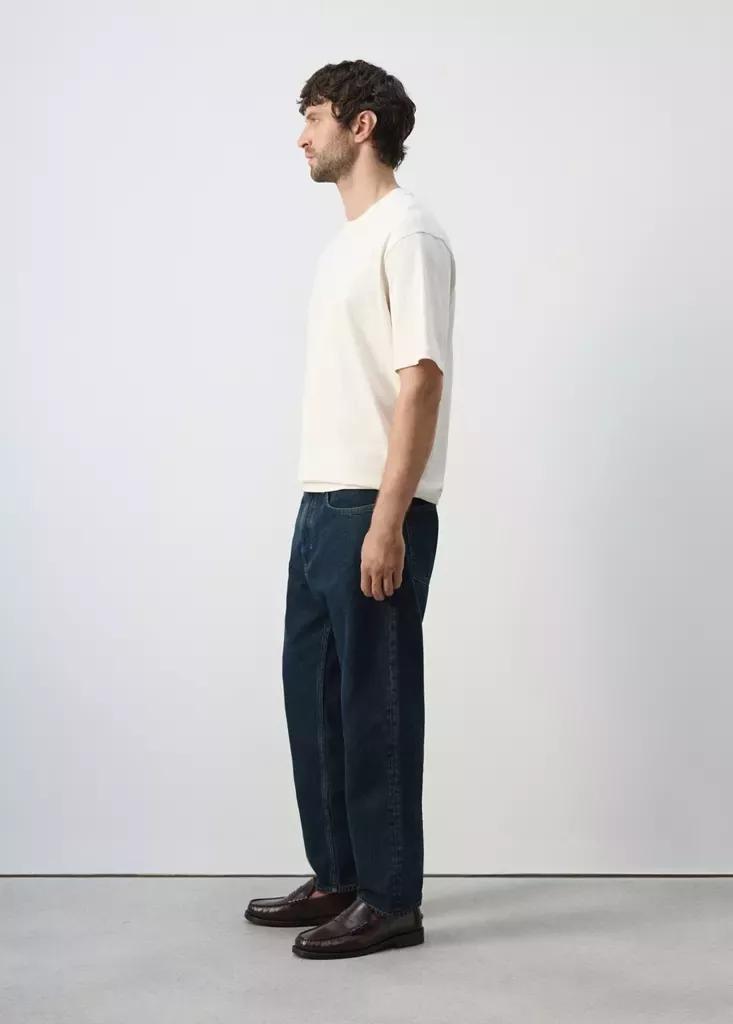 Blue Sammy Cropped Carrot Fit Jeans, , large image number 4