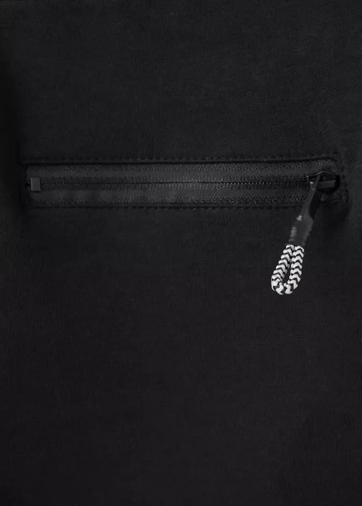 Black Cotton Jogger-Style Trousers, , large image number 3