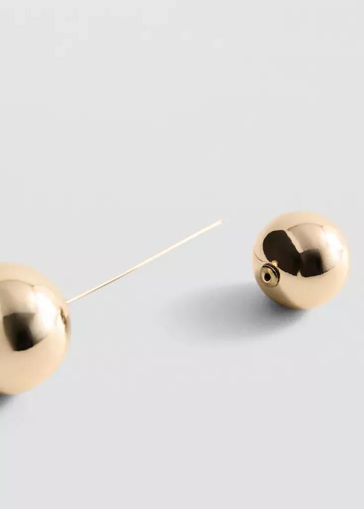 Gold Metallic Bead Brooch, , medium
