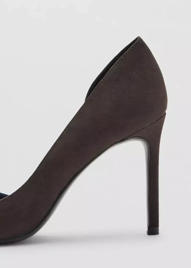 Brown Stiletto heel shoe, Dark Brown, medium