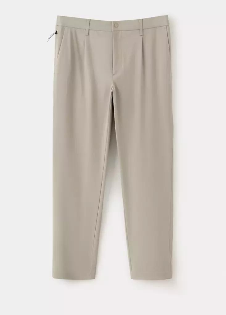 Beige Thermolite Regular Fit Trousers, Light Beige, large image number 6