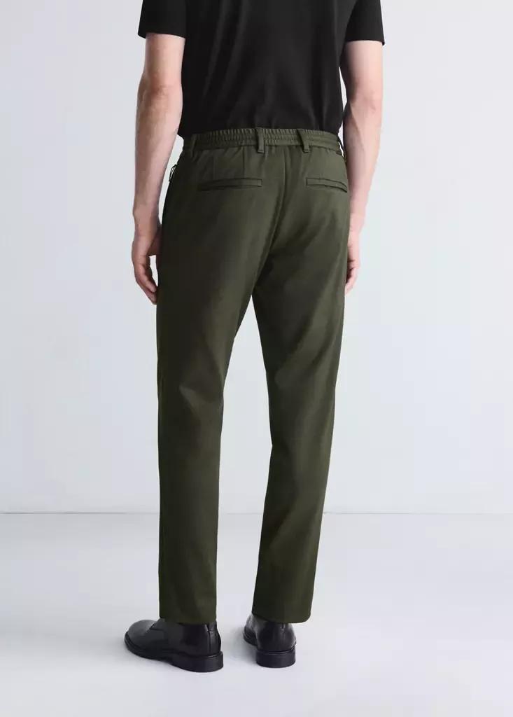 Green Slim-Fit Comfort Thermolite Trousers, Dark Green, large image number 2