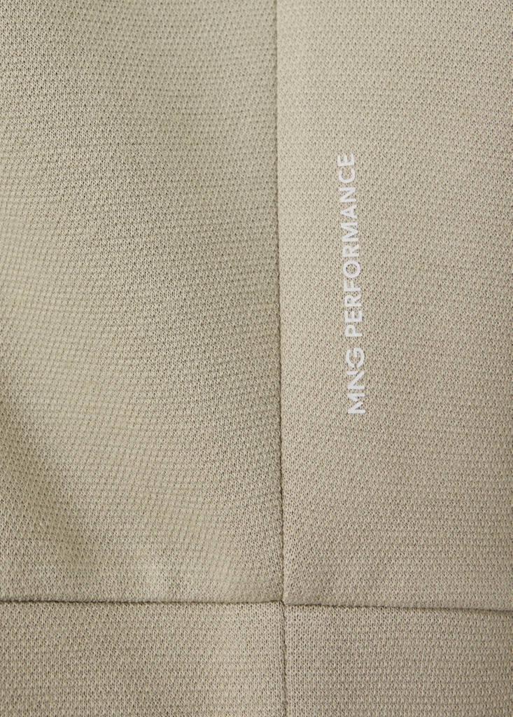 Grey Thermolite Zip-Neck Sweatshirt, Light Pastel Grey, large image number 7