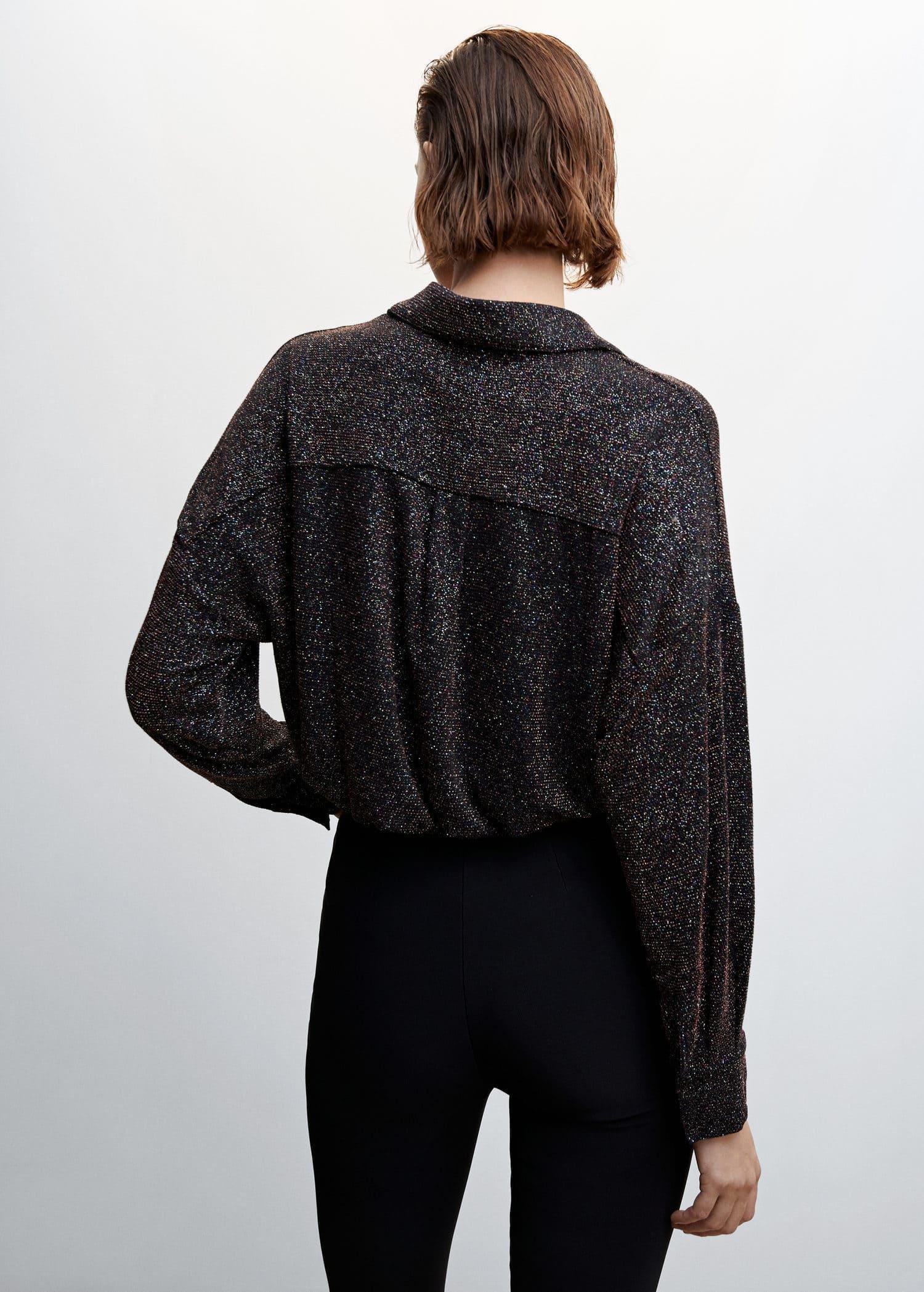 Rust - Copper Metallic Thread Shirt, , large image number 2