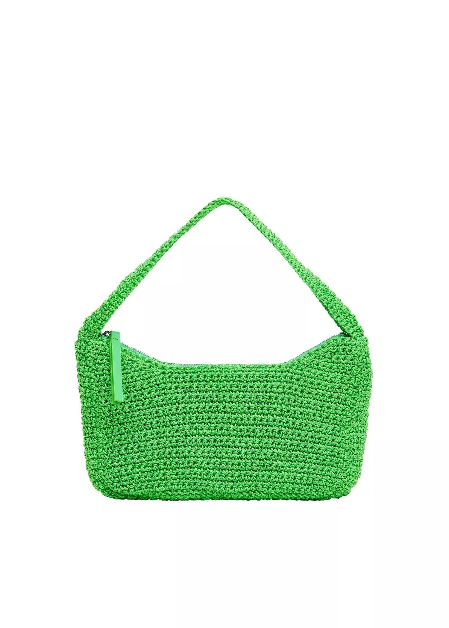 green Braided shoulder bag, , large image number 0