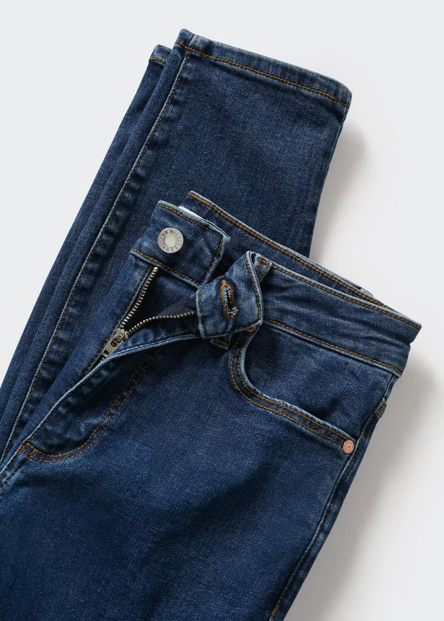Blue High-Rise Skinny Jeans, , large image number 8