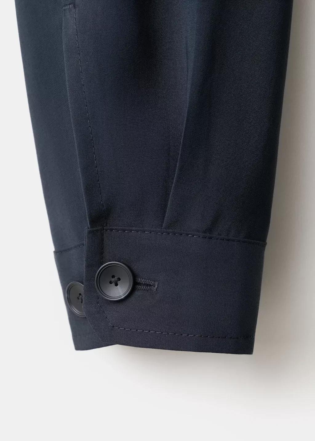 Navy Modal Zip Jacket, Navy, large image number 5