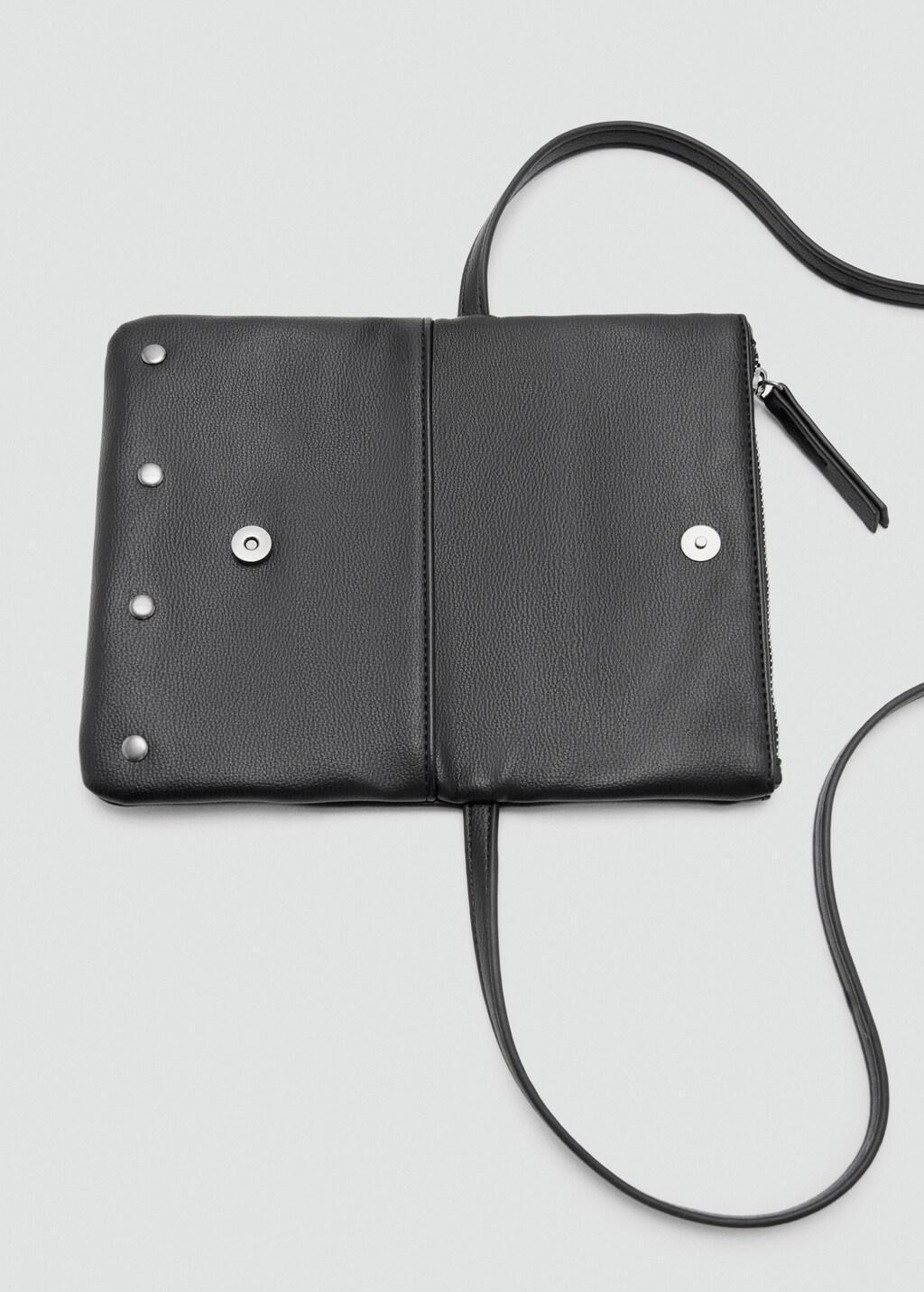 Black Mini Studded Bag, Kids Girls, Black, large image number 1