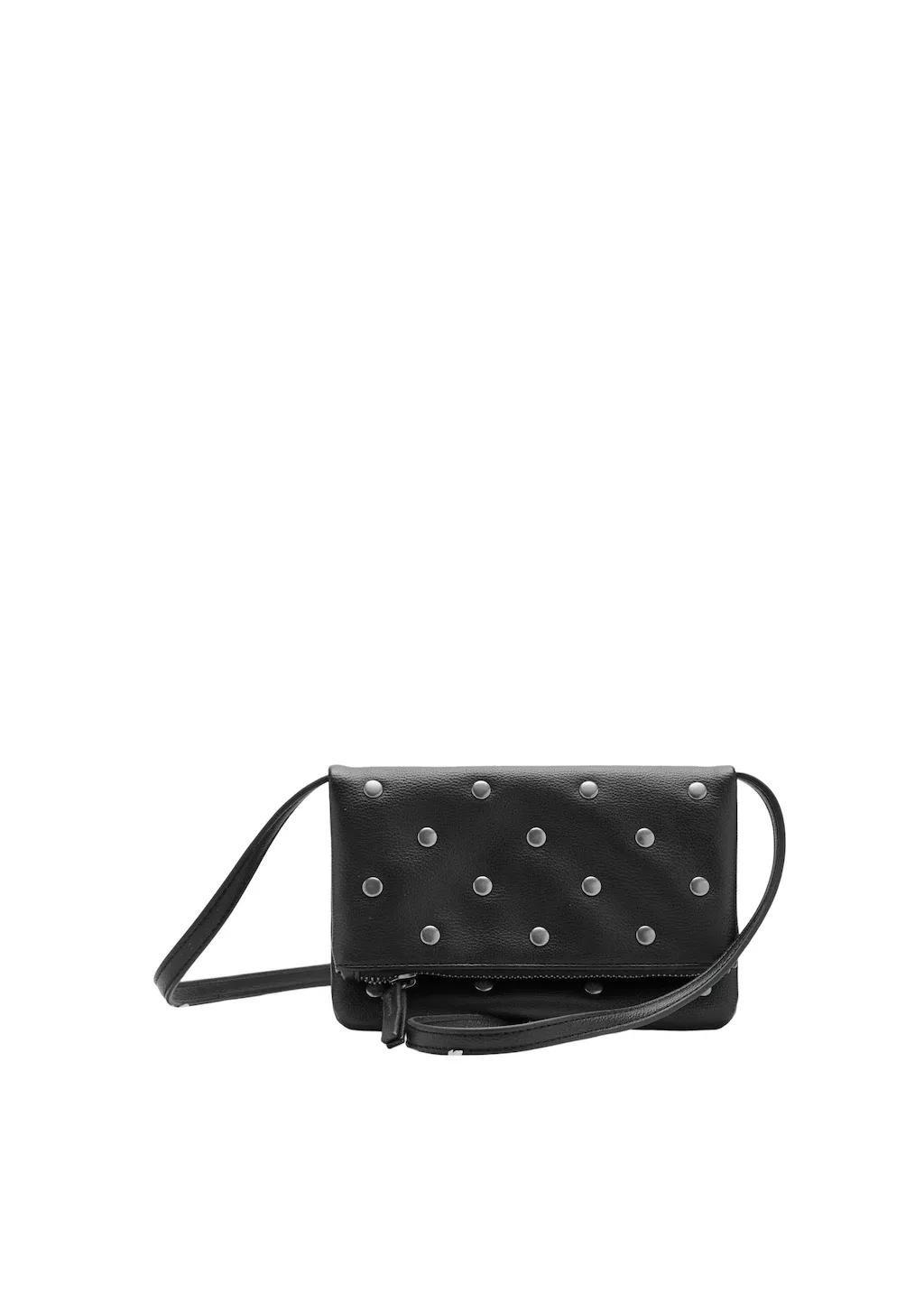 Black Mini Studded Bag, Kids Girls, Black, large image number 3