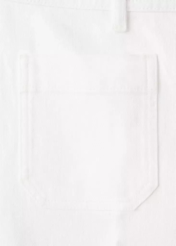 WHITE High-waisted wideleg jeans, White, large image number 10