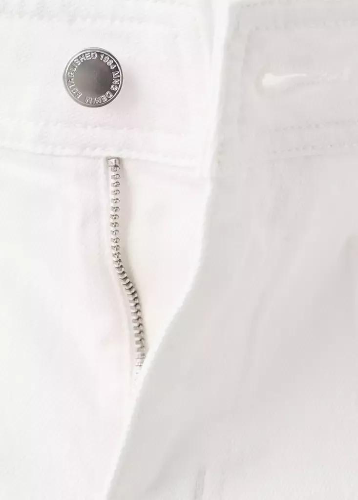 WHITE High-waisted wideleg jeans, White, large image number 11