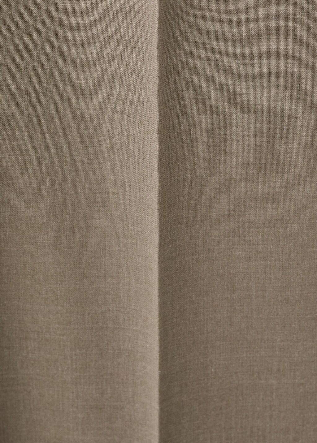 Brown Milan Slim-Fit Suit Trousers, Medium Brown, large image number 5