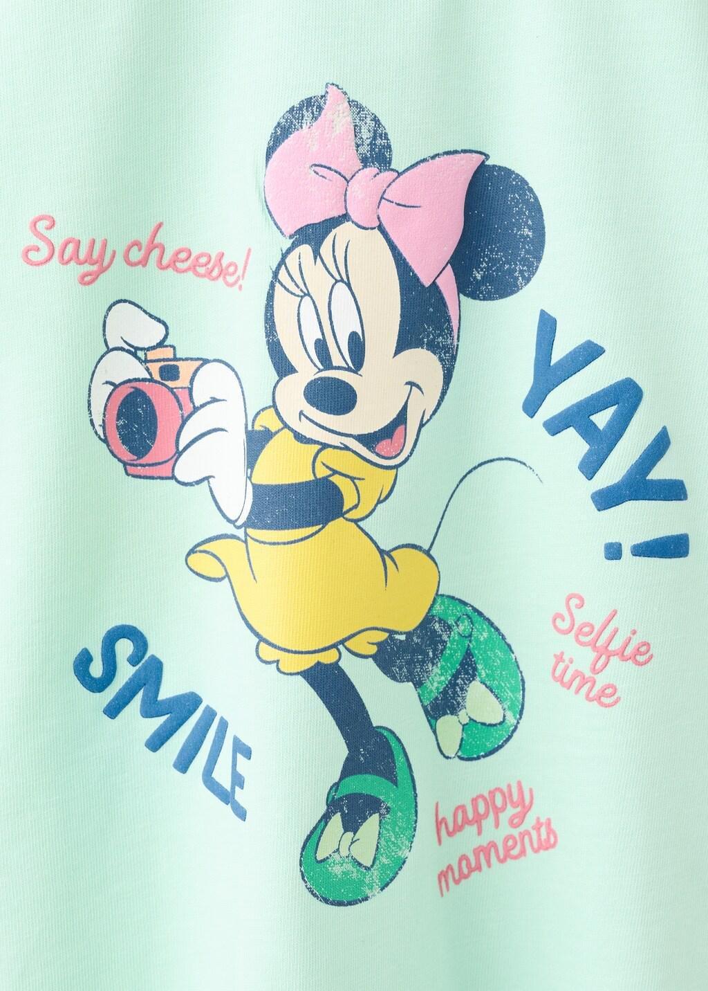 Green Minnie Mouse Fringed T-Shirt, Baby Girls, Green, large image number 1