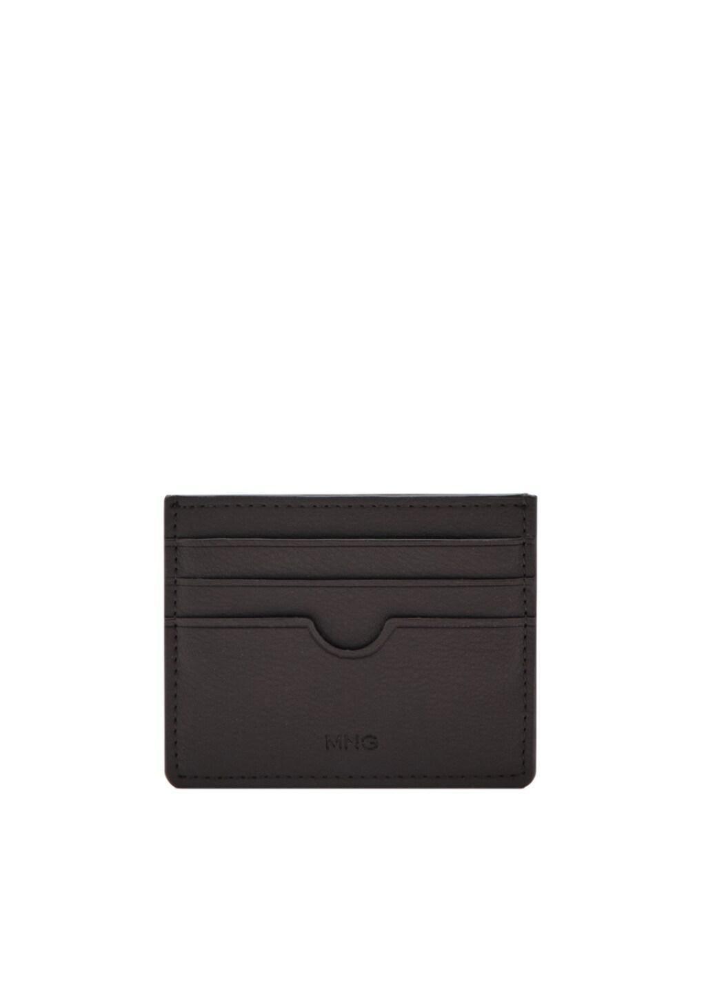 Brown Texture Card Holder, Brown, large image number 2