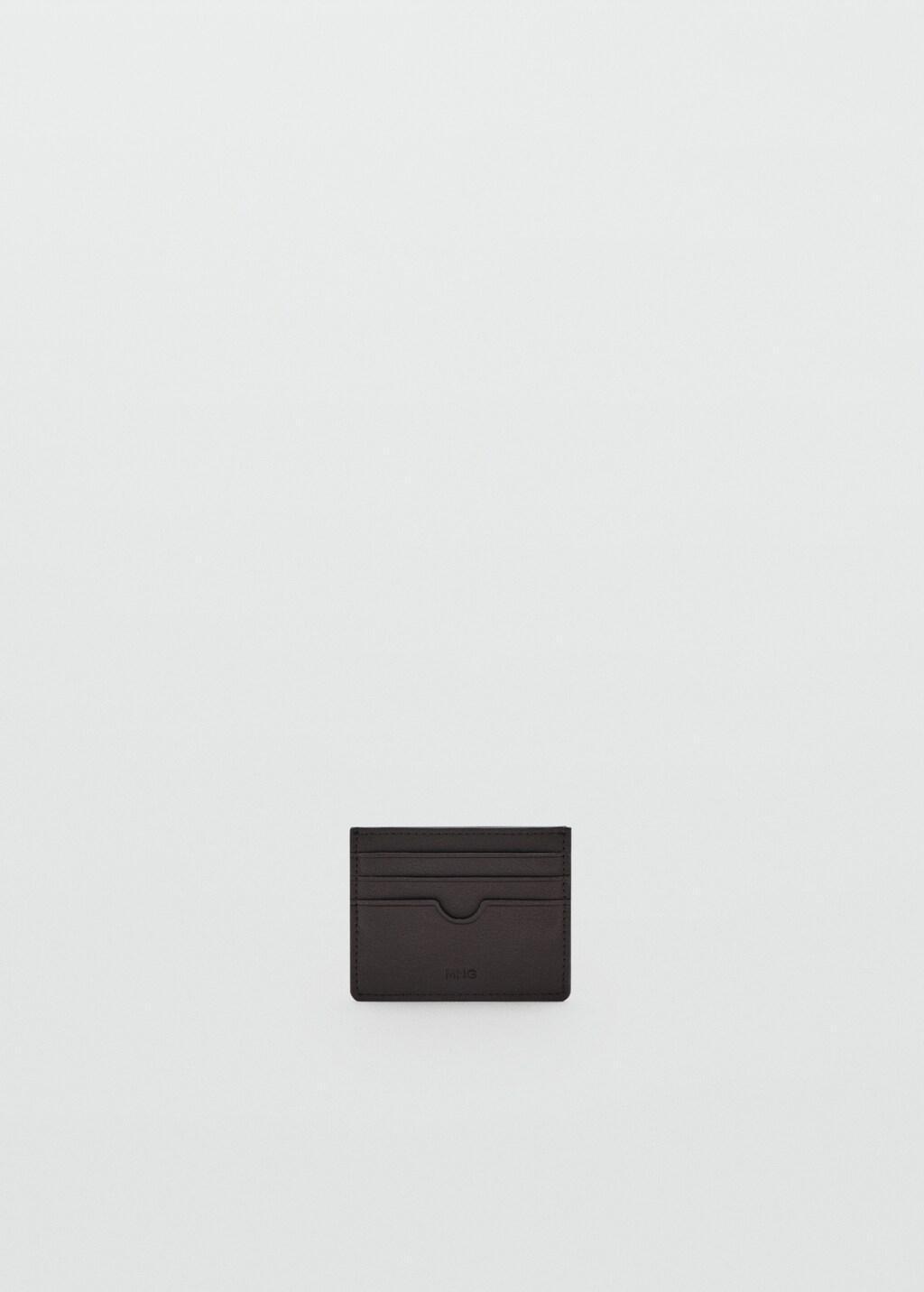 Brown Texture Card Holder, Brown, large image number 3
