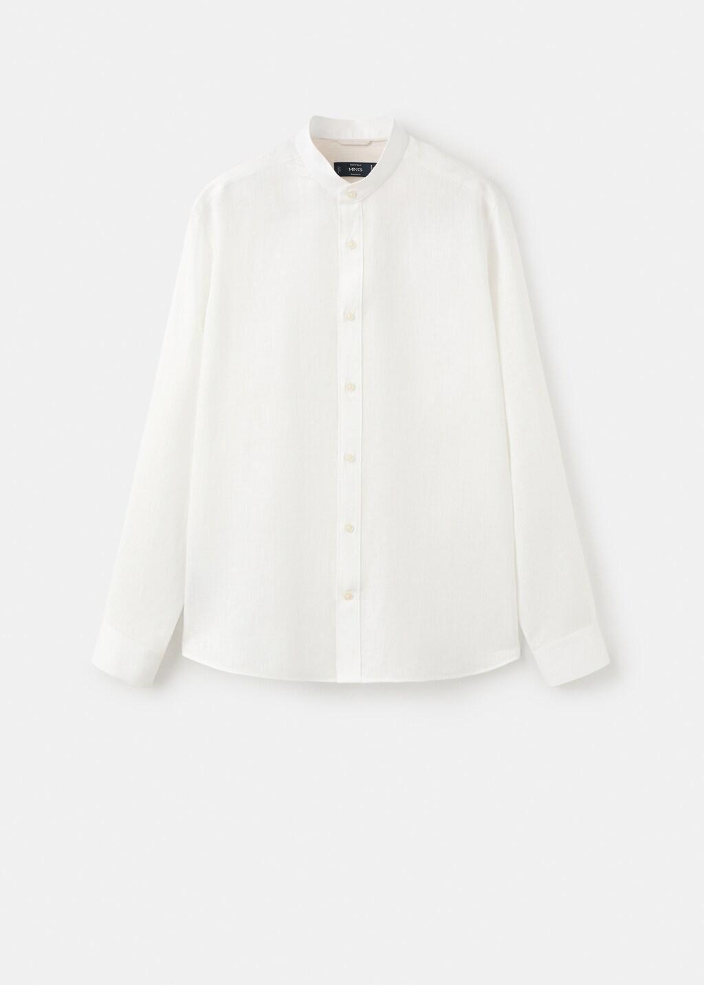 Regular-Fit Linen Shirt, White, large image number 7